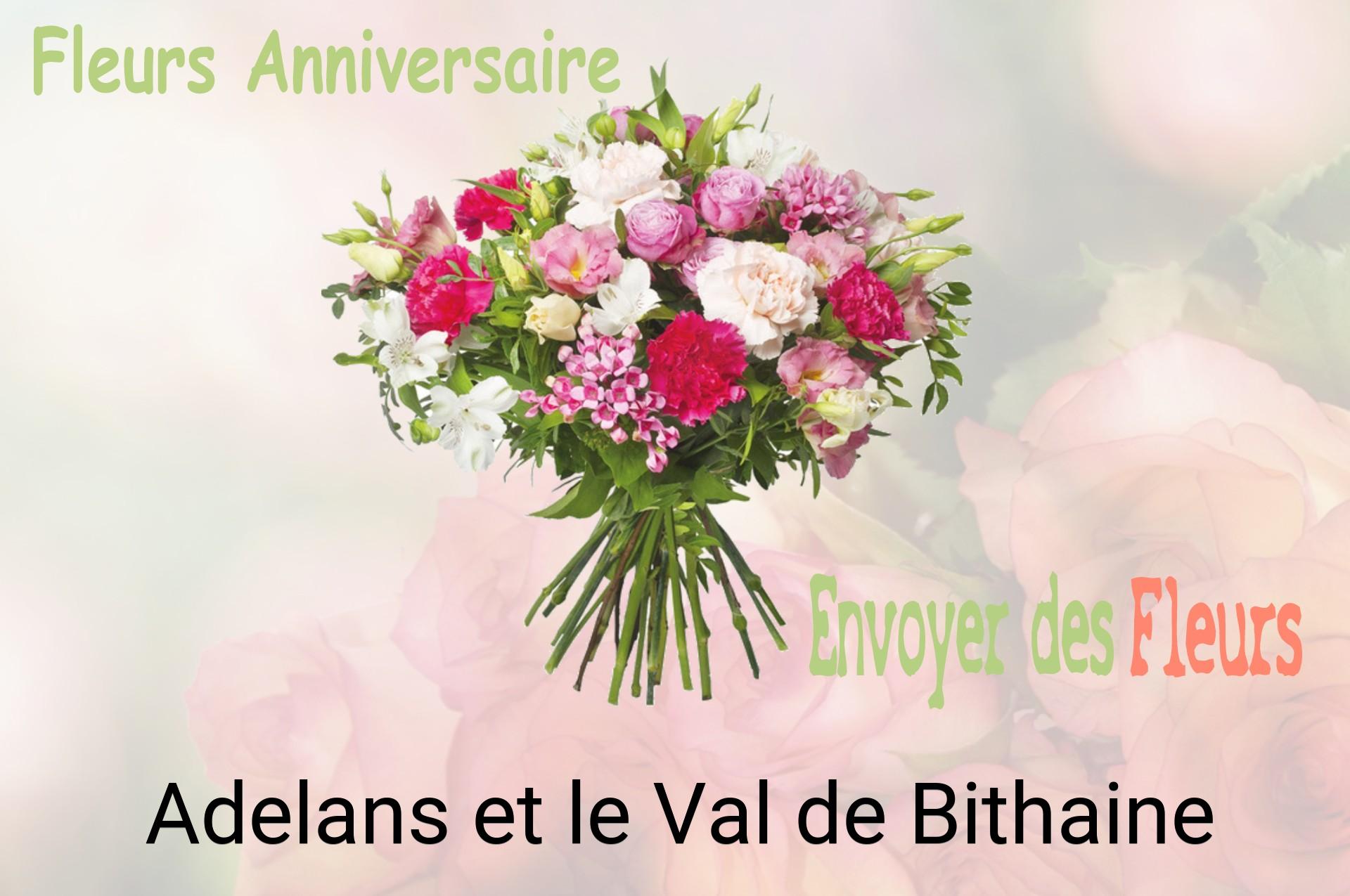 Bouquet de fleurs d’anniversaire livré à Adelans-et-le-Val-de-Bithaine